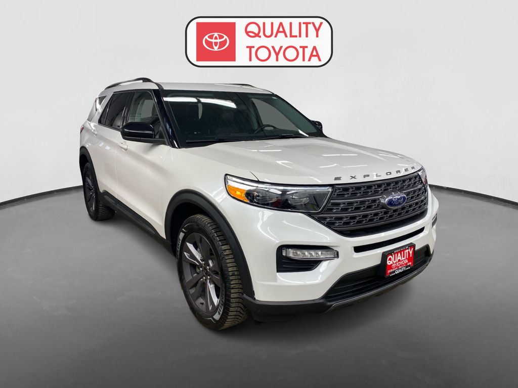 Used 2022 Ford Explorer XLT with VIN 1FMSK8DH9NGA82225 for sale in Fergus Falls, Minnesota