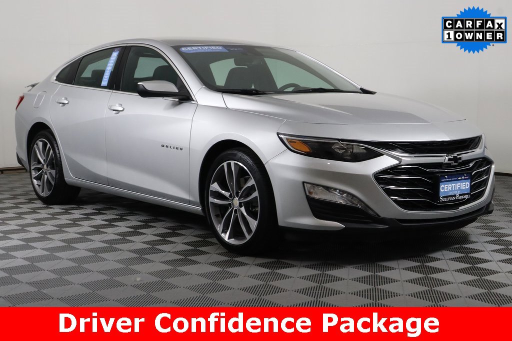 Certified Used 2022 Silver Ice Metallic Chevrolet LT image 1