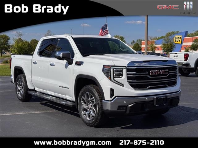 New 2025 Summit White GMC SLT image 1