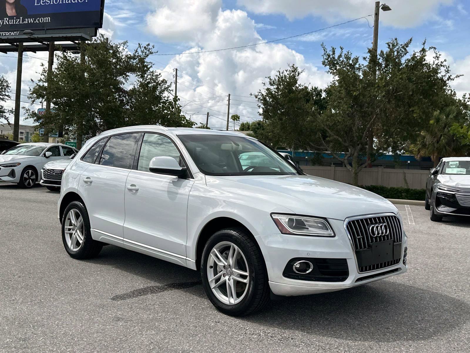 Used 2014 Audi Q5 Premium Plus with VIN WA1CMAFP7EA070604 for sale in Clearwater, FL
