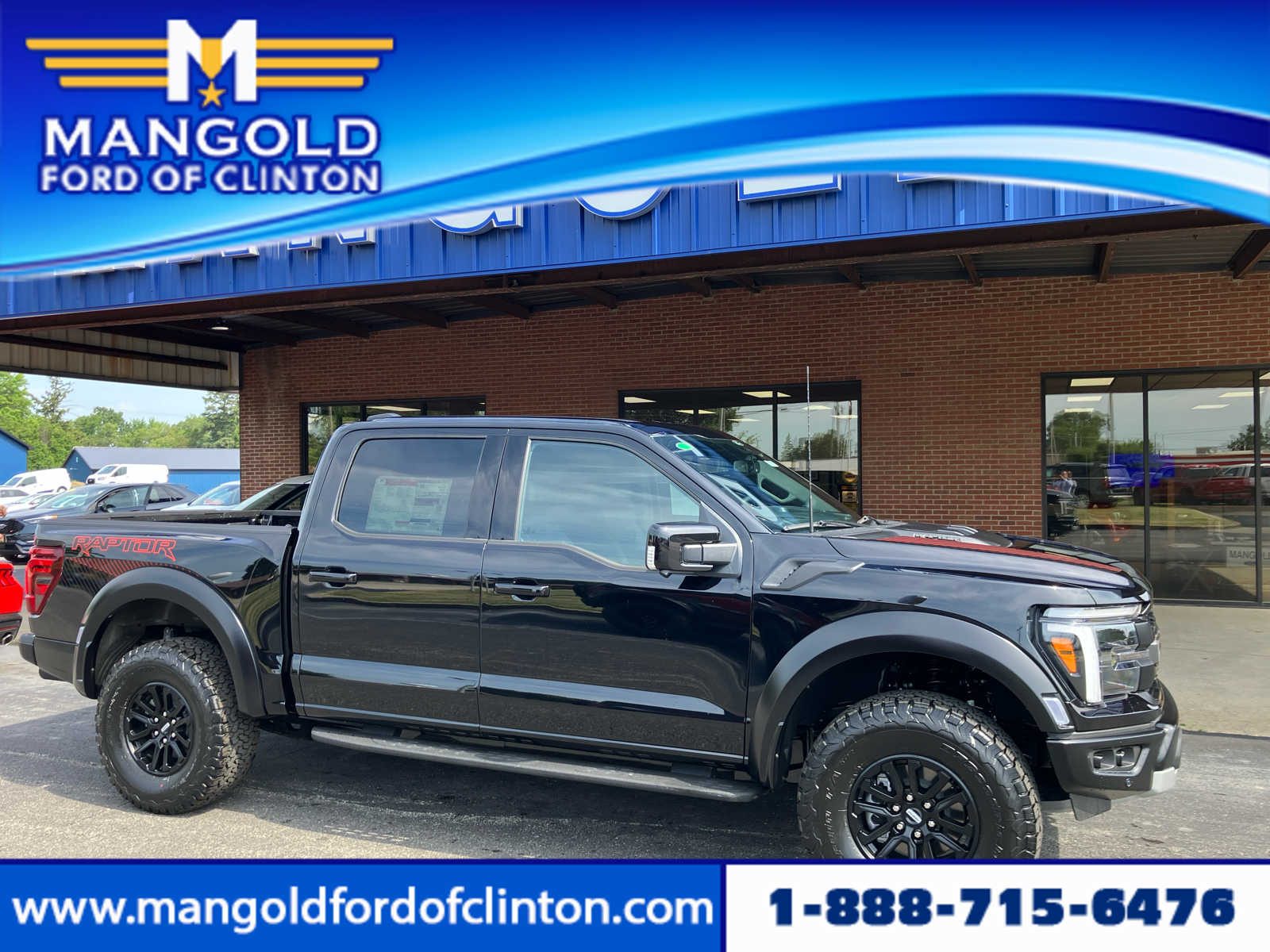 New 2025 Ford F-150 Raptor® SuperCrew® in Clinton #20371 Mangold