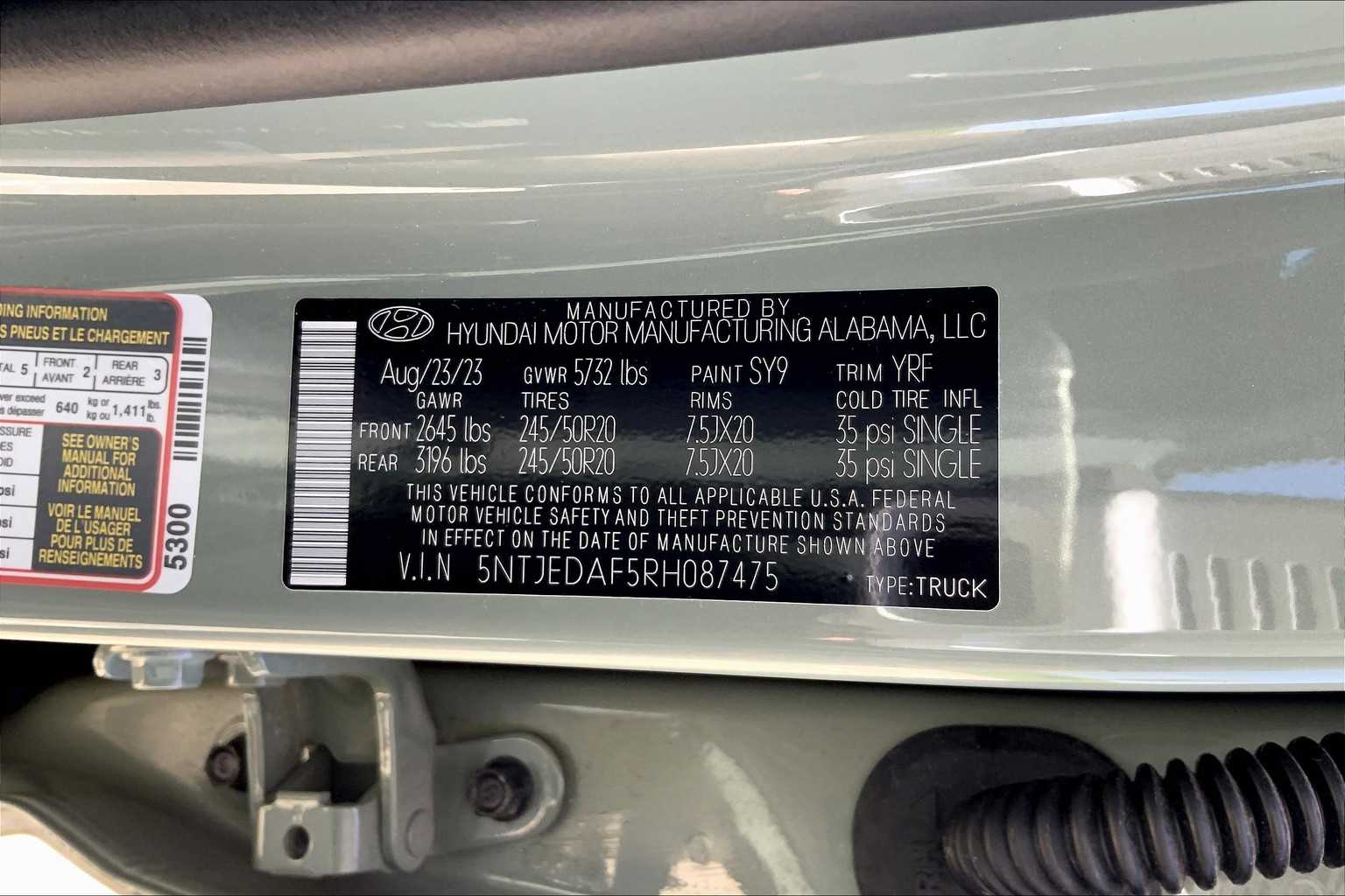 2024 Hyundai Santa Cruz Limited photo 30