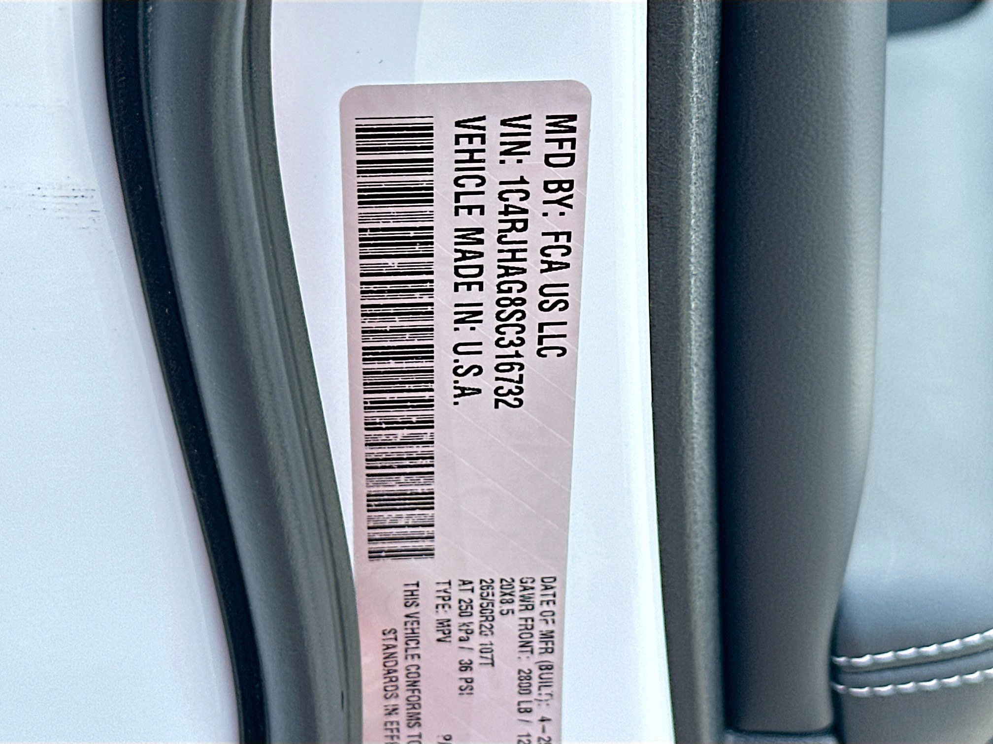 2025 Jeep Grand Cherokee Altitude X photo 18