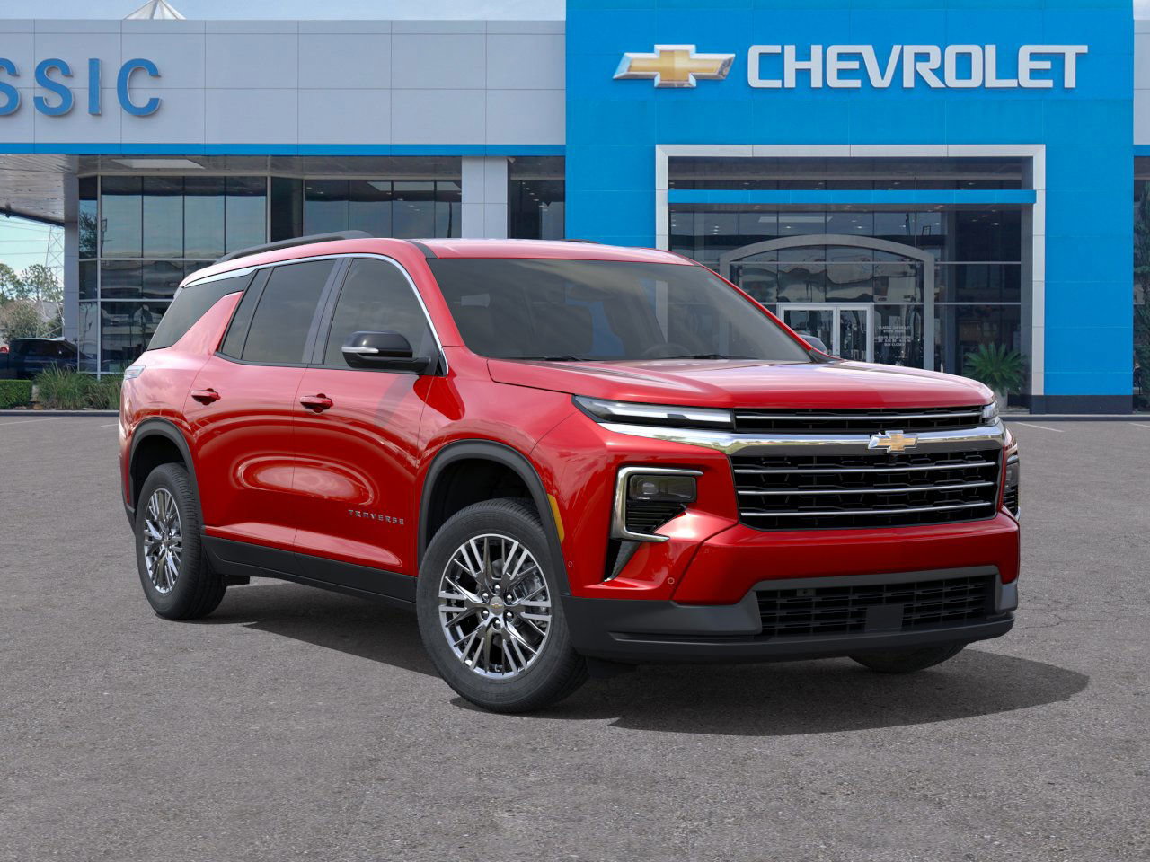2025 Chevrolet Traverse LT Red at Robbins Nissan
