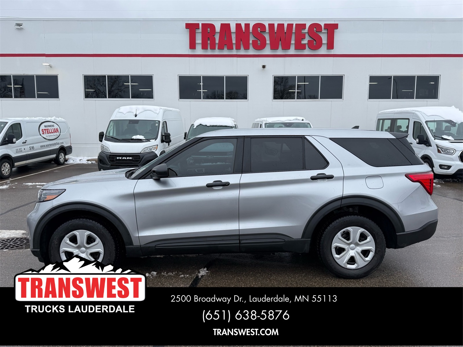 Used 2021 Ford Explorer Utility Police Interceptor with VIN 1FM5K8AB2MGB72246 for sale in Minneapolis, Minnesota