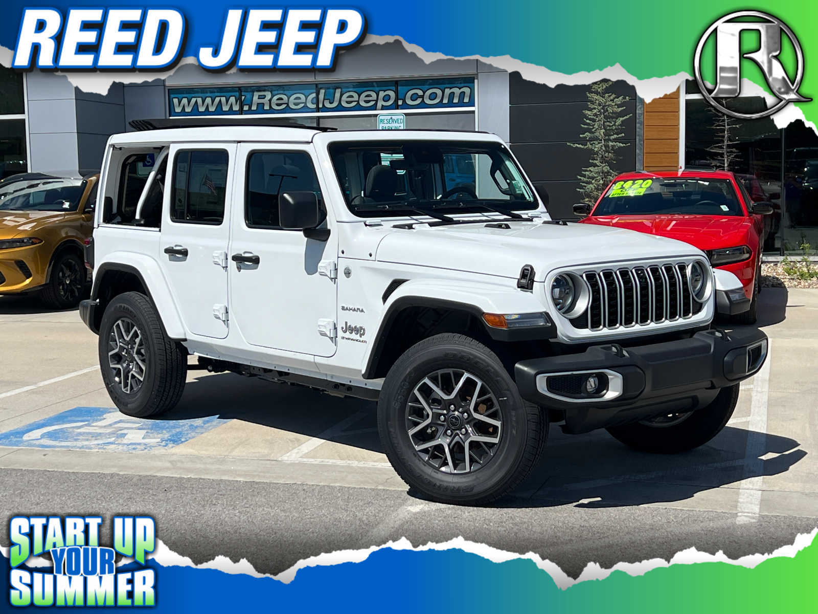 New 2024 Jeep Wrangler Sahara Sport Utility in J240532 Reed Automotive
