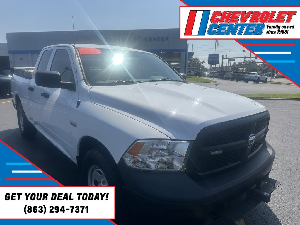 Used 2021 Bright White Clearcoat Ram Tradesman image 1