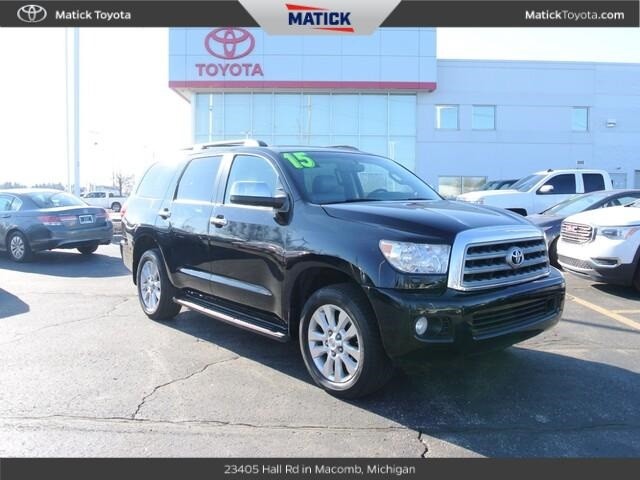 Pre-Owned 2015 Toyota Sequoia Platinum 4D Sport Utility in Redford # ...
