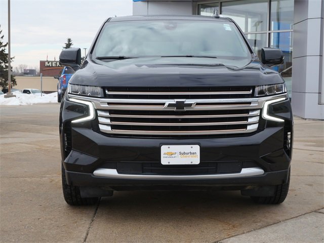 Used 2021 Chevrolet Tahoe High Country with VIN 1GNSKTKL5MR156636 for sale in Eden Prairie, Minnesota