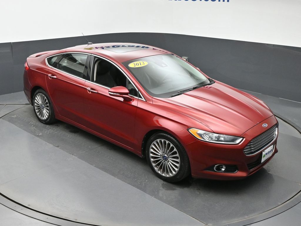 Used 2013 Ford Fusion Titanium with VIN 3FA6P0D95DR124758 for sale in Marion, IA
