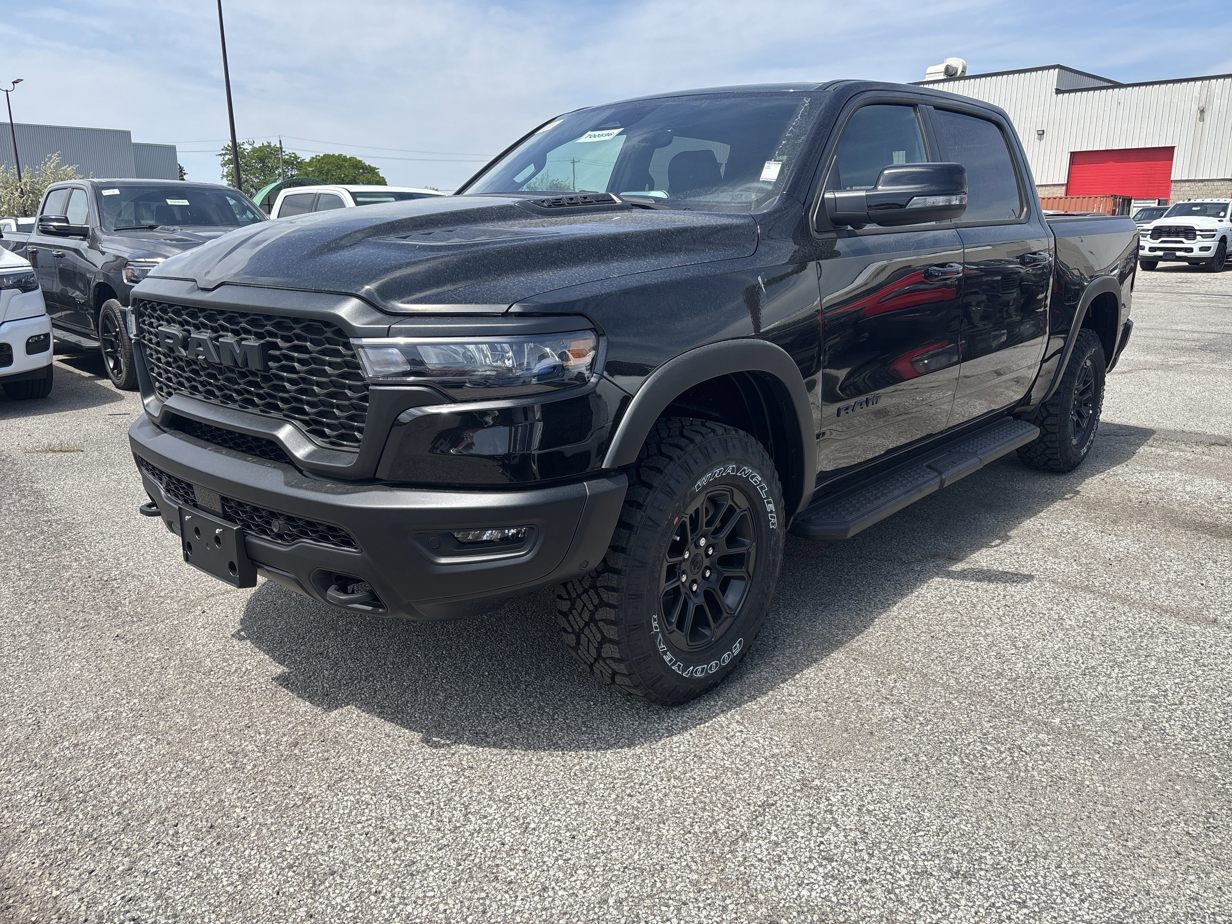 New 2025 Diamond Black Crystal Pearlcoat Ram Rebel image 1