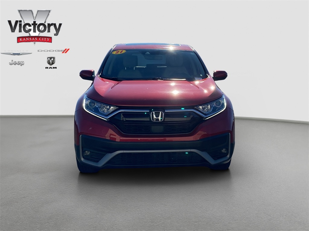Used 2021 Honda CR-V EX-L with VIN 2HKRW1H8XMH417642 for sale in Kansas City