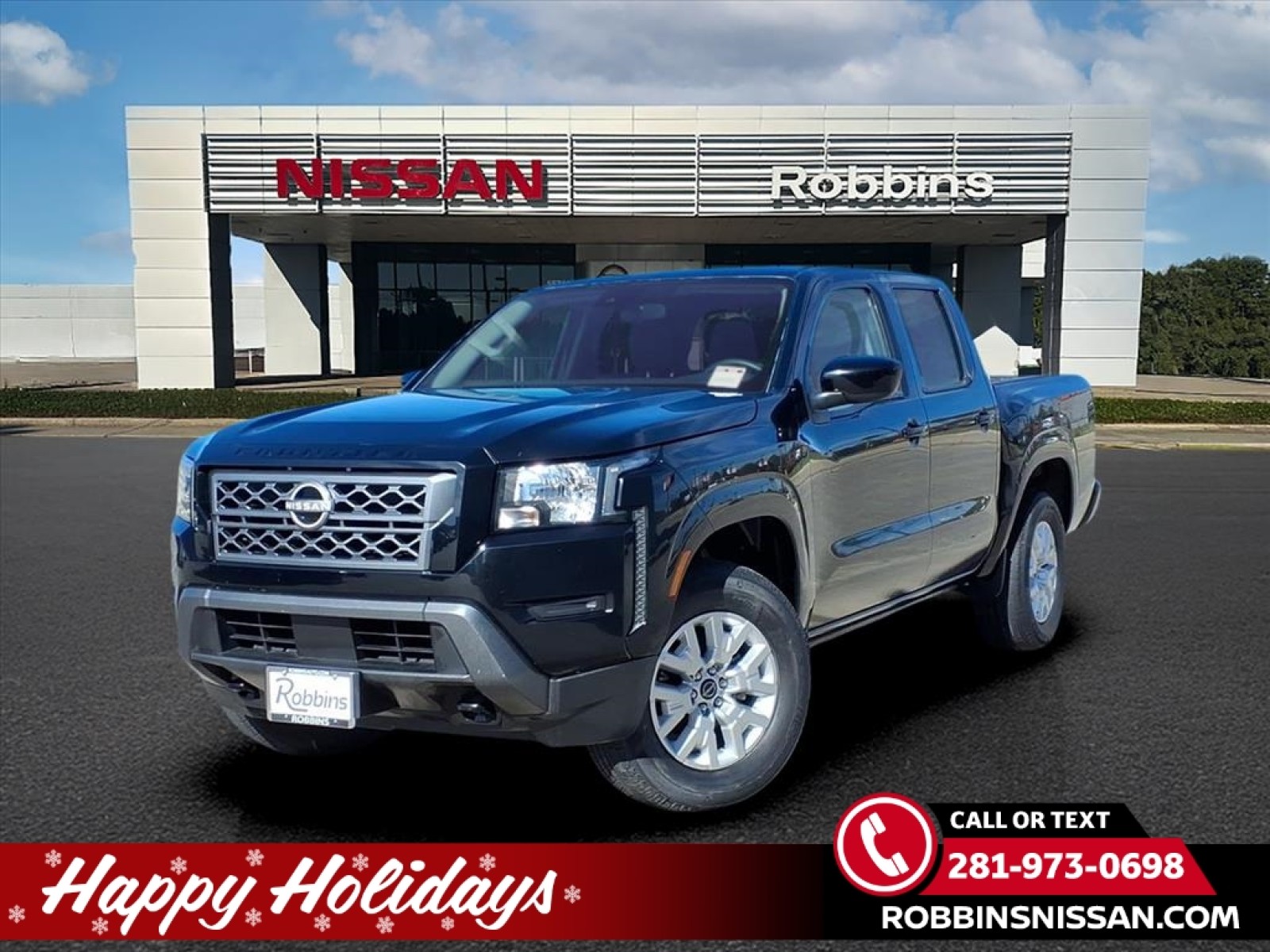 2023 Nissan Frontier SV Black at Robbins Nissan