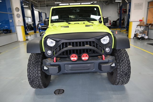 Used 2017 Jeep Wrangler Unlimited Rubicon Hard Rock with VIN 1C4BJWFG9HL510368 for sale in Marion, OH