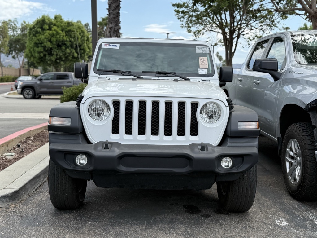 Used 2021 White Jeep Unlimited Sport S image 1