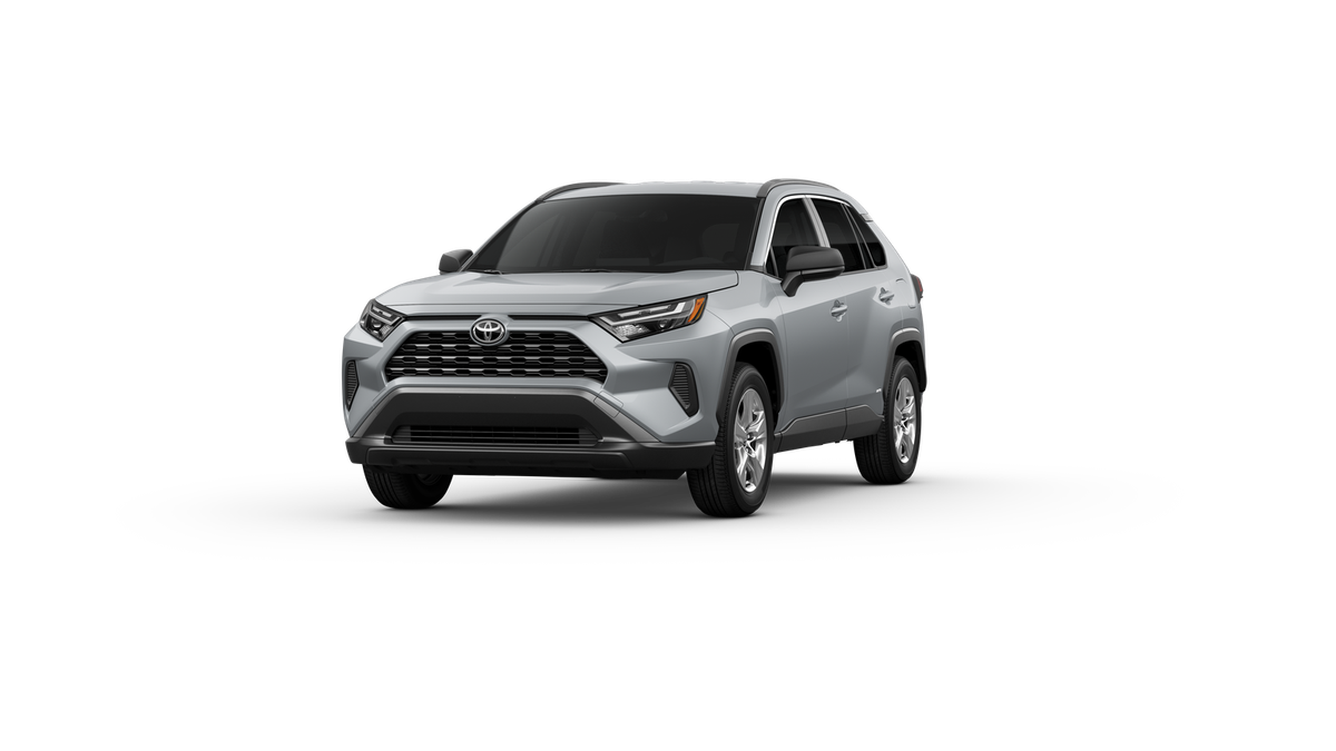 New 2025 Silver Sky Metallic Toyota Hybrid LE image 1