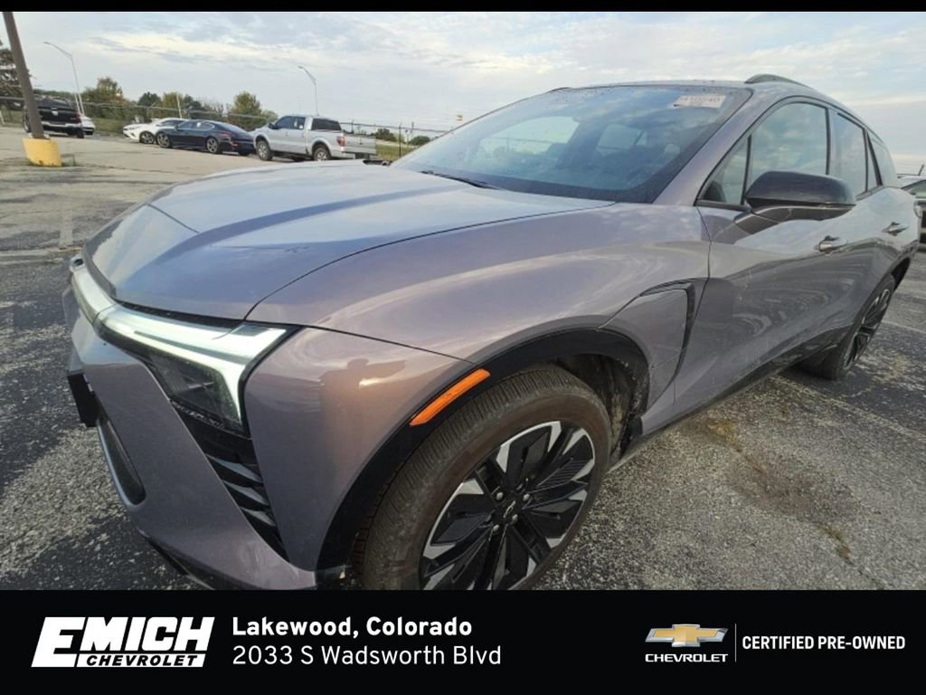 Certified 2025 Chevrolet Blazer EV RS with VIN 3GNKDJRJ5SS141406 for sale in Lakewood, CO