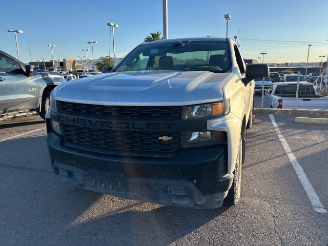 Used 2019 Silver Ice Metallic Chevrolet Work Truck image 3