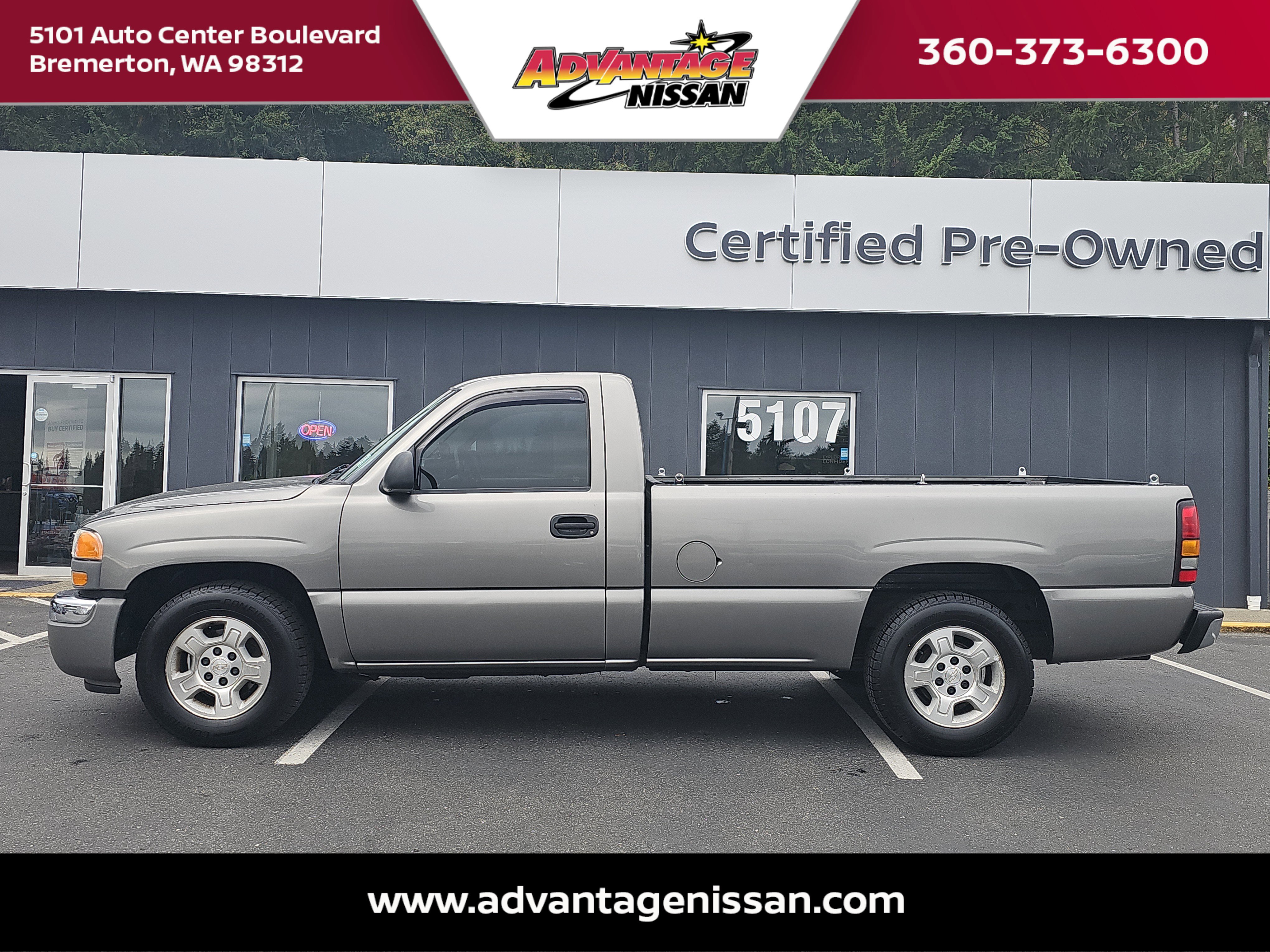 Used 2006 GMC Sierra 1500 SL1 with VIN 1GTEC14X86Z299221 for sale in Bremerton, WA