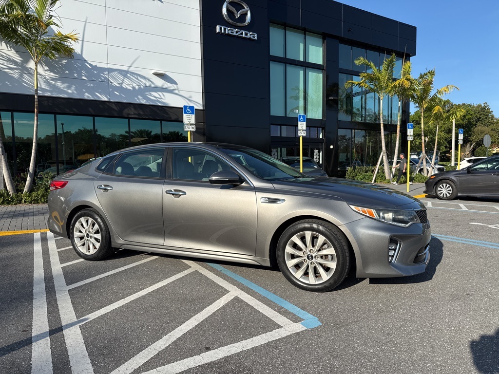 Used 2018 Kia Optima EX with VIN 5XXGU4L3XJG191068 for sale in Coconut Creek, FL