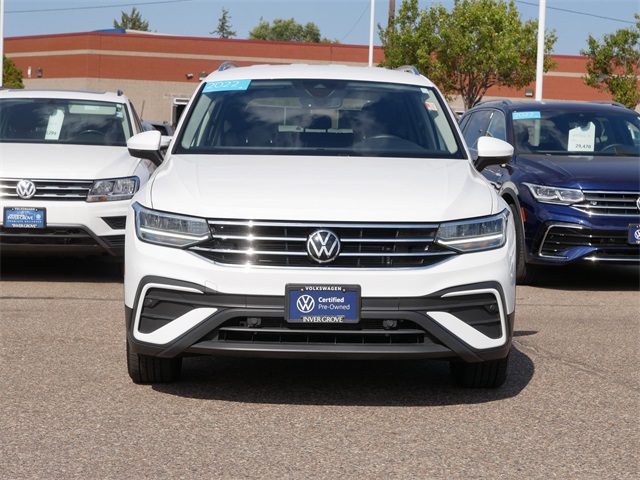 Certified 2022 Volkswagen Tiguan SE with VIN 3VV2B7AX0NM136318 for sale in Inver Grove Heights, Minnesota