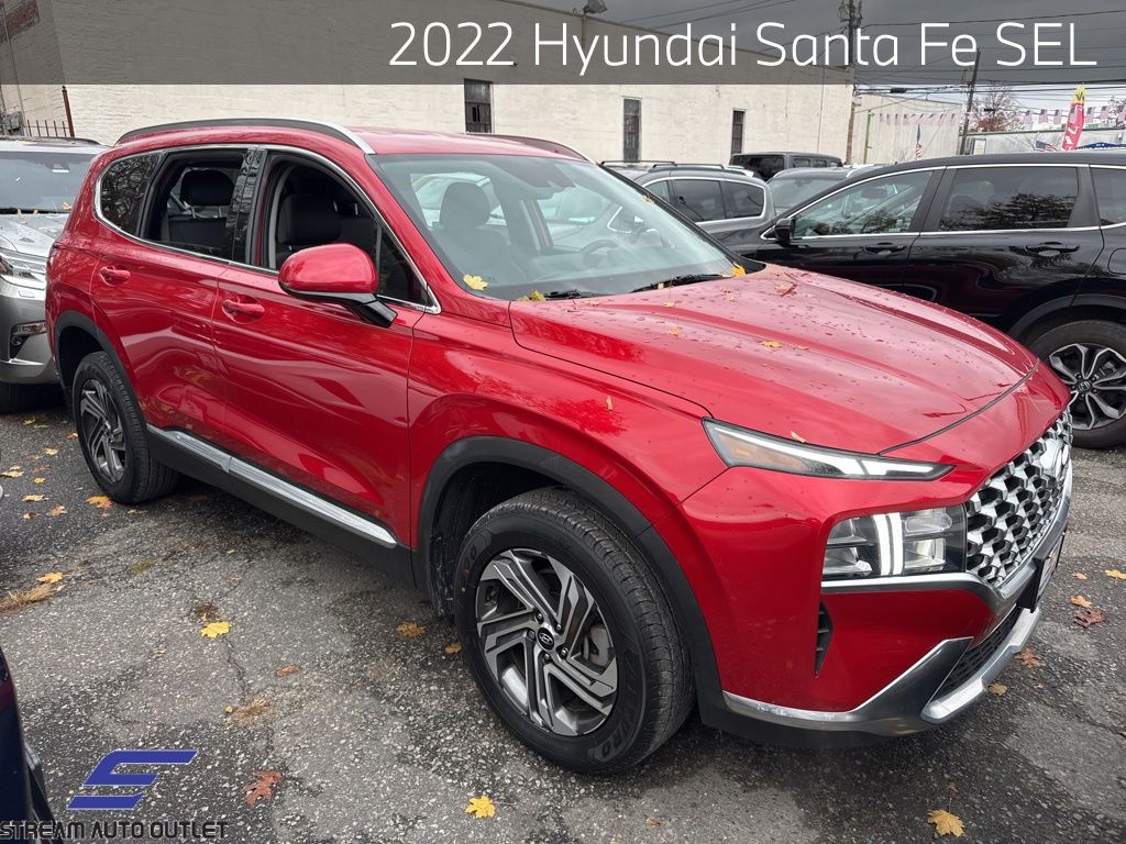 Used 2022 Red Hyundai SEL image 1