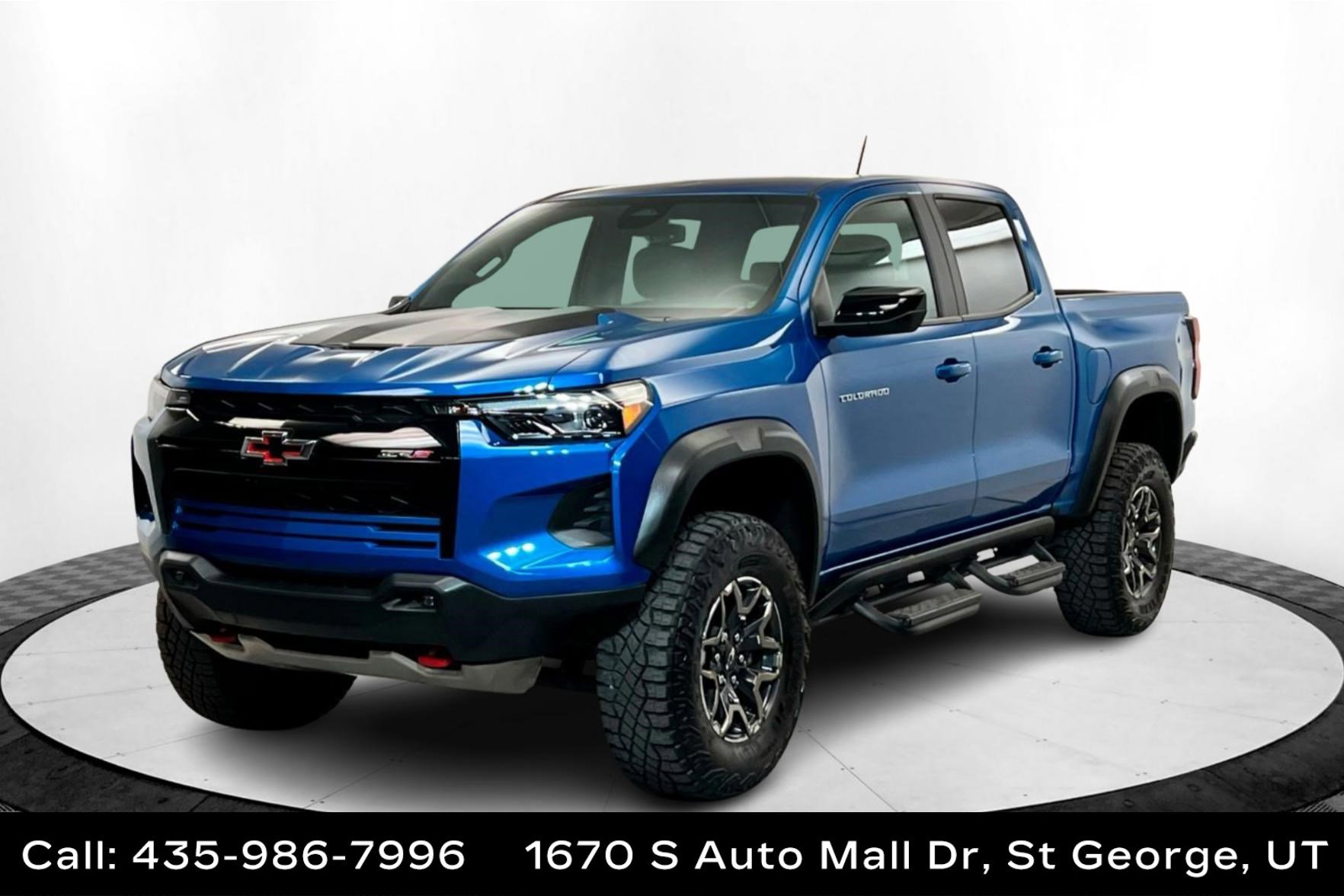 Certified Used 2024 Glacier Blue Metallic Chevrolet ZR2 image 1