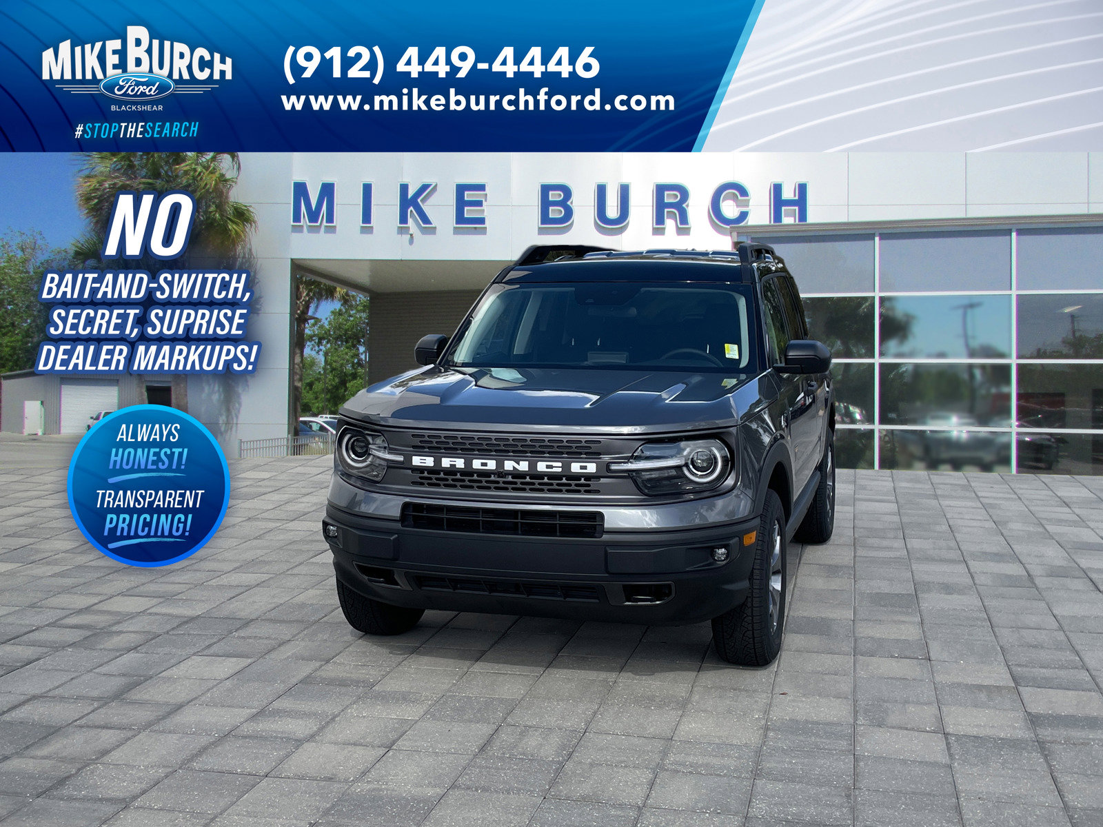 New 2024 Carbonized Grey Metallic Ford Badlands® image 1