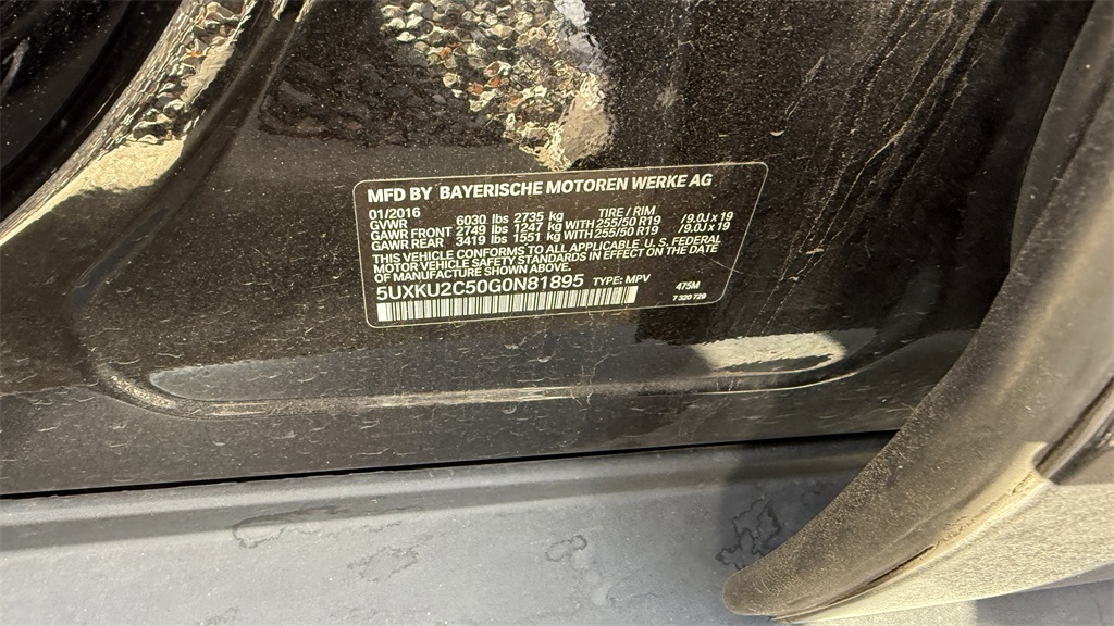 2016 Bmw X6 xDrive35i photo 4