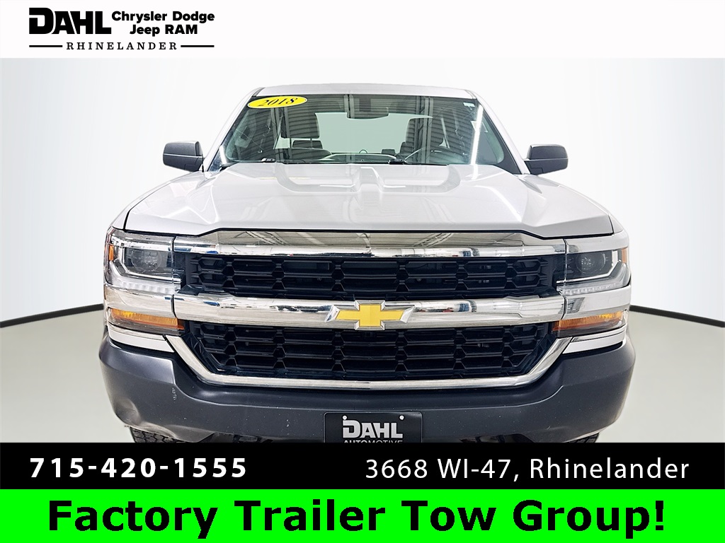 Used 2018 Chevrolet Silverado 1500 Work Truck 1WT with VIN 1GCVKNEC7JZ252342 for sale in Rhinelander, WI