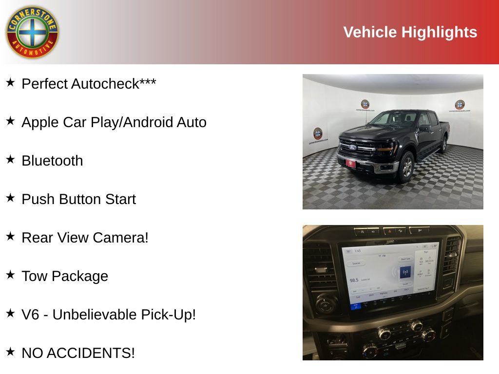 Used 2024 Ford F-150 XLT with VIN 1FTFW3L83RKD67987 for sale in Elk River, Minnesota