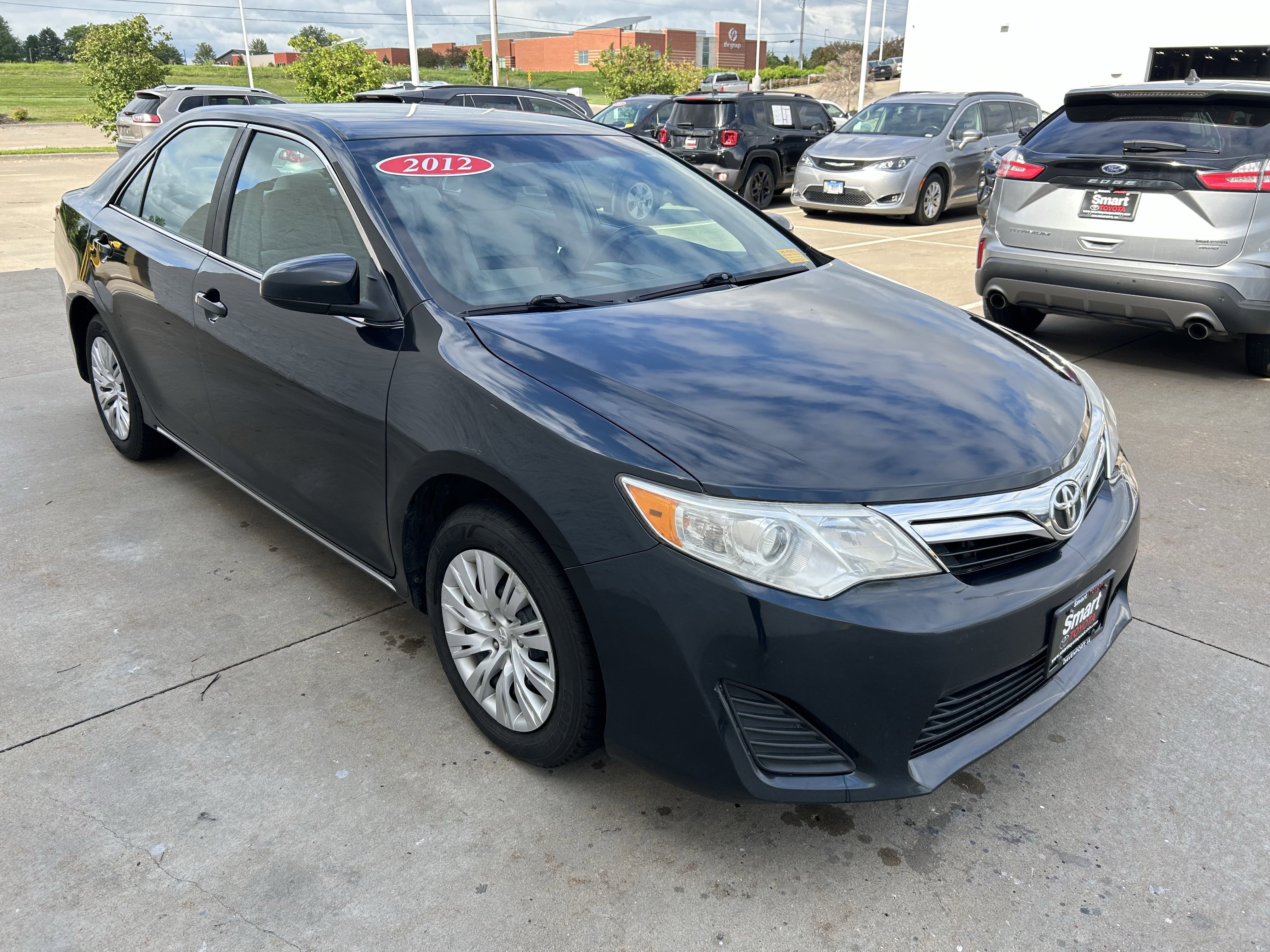Used 2012 Toyota Camry LE with VIN 4T4BF1FK9CR230155 for sale in Davenport, IA
