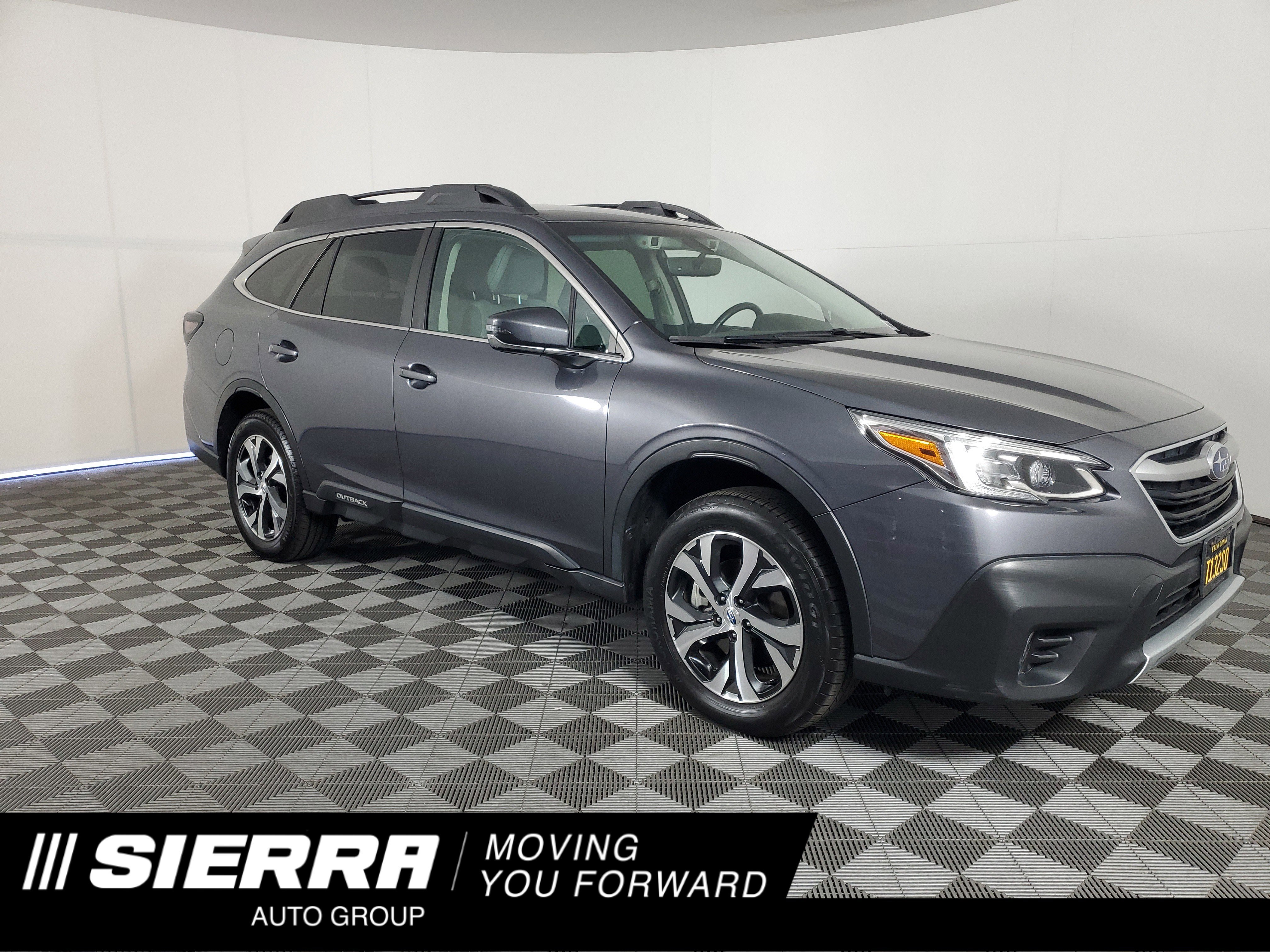 Used 2022 Magnetite Gray Metallic Subaru Limited image 1