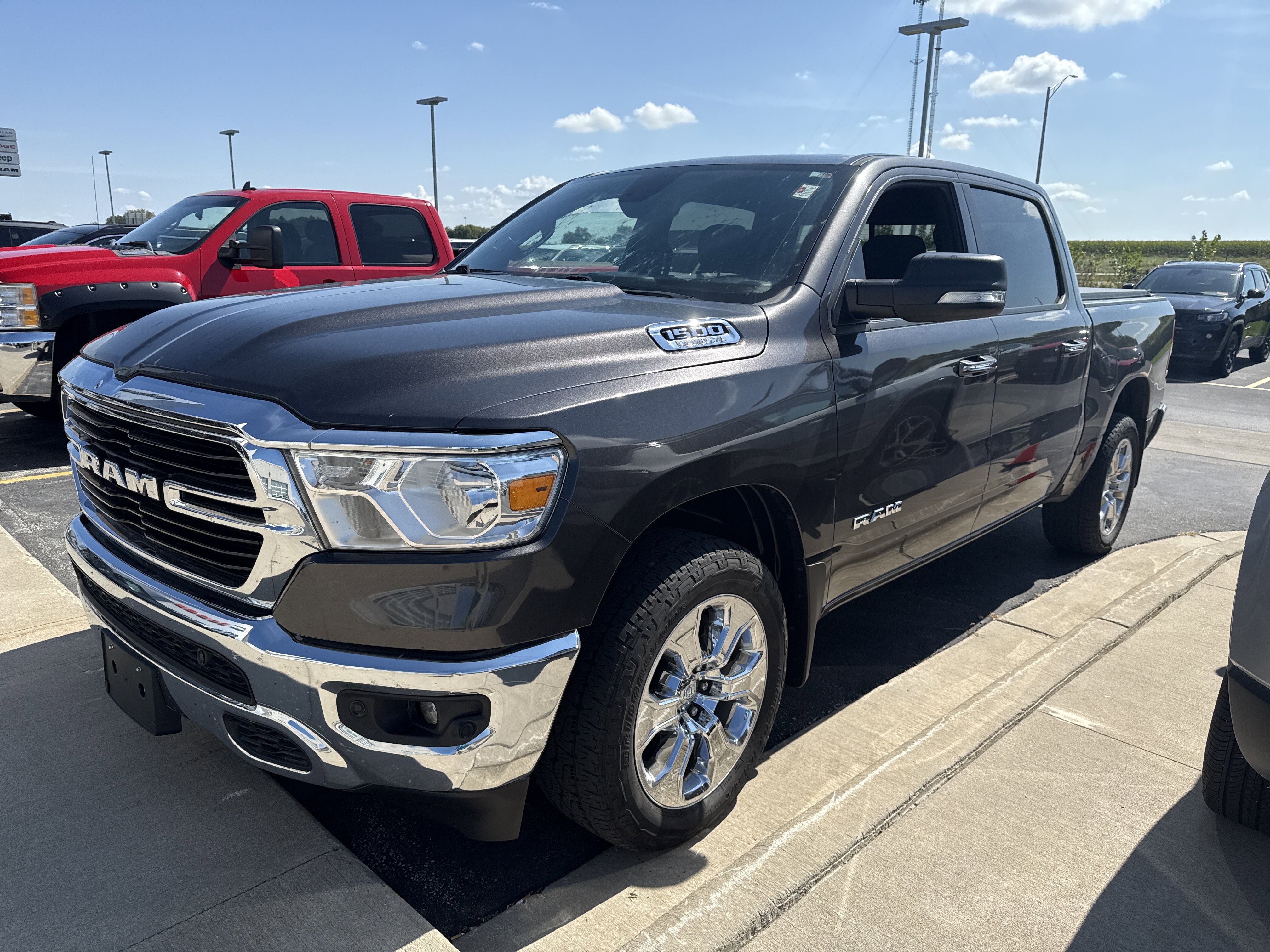 Used 2020 RAM Ram 1500 Pickup Big Horn/Lone Star with VIN 1C6SRFFT7LN377491 for sale in Saint Charles, Minnesota