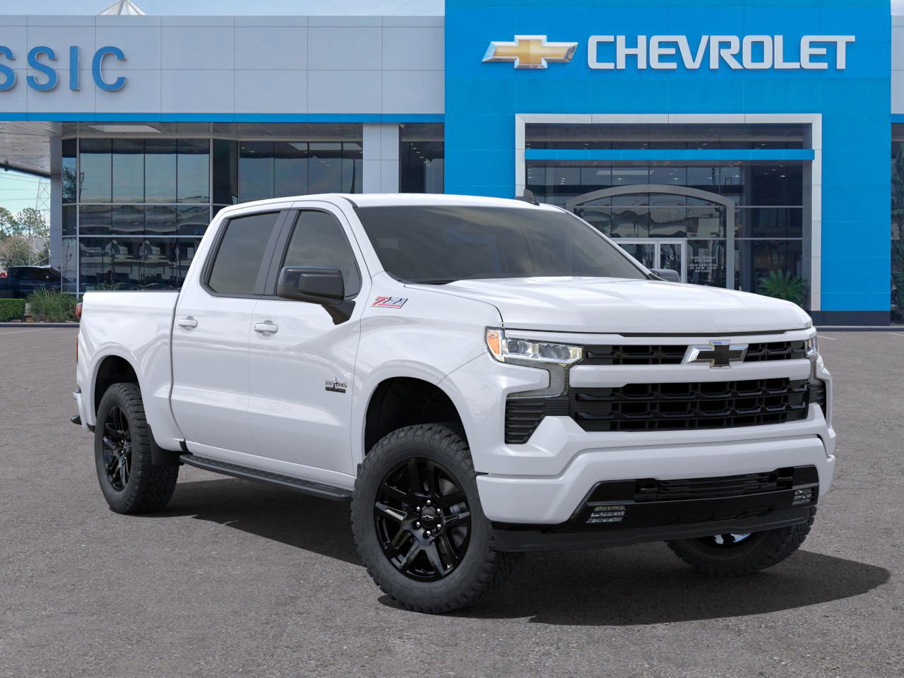 2025 Chevrolet Silverado 1500 RST White at Classic Elite Chevrolet Hwy 6