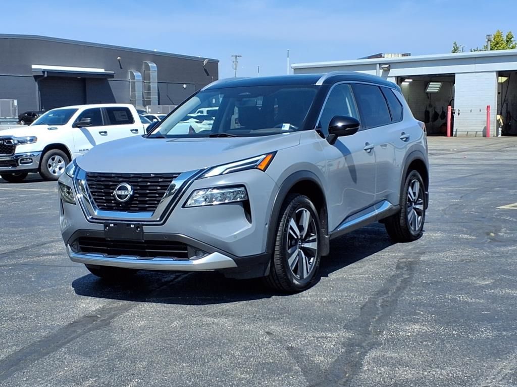 Certified 2022 Nissan Rogue Platinum with VIN JN8BT3DCXNW120161 for sale in Kansas City