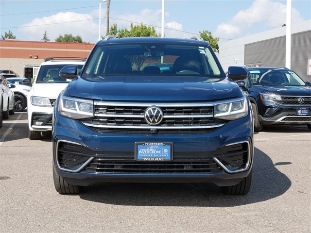 Used 2021 Volkswagen Atlas SEL Premium R-Line with VIN 1V2FR2CAXMC538417 for sale in Inver Grove Heights, Minnesota