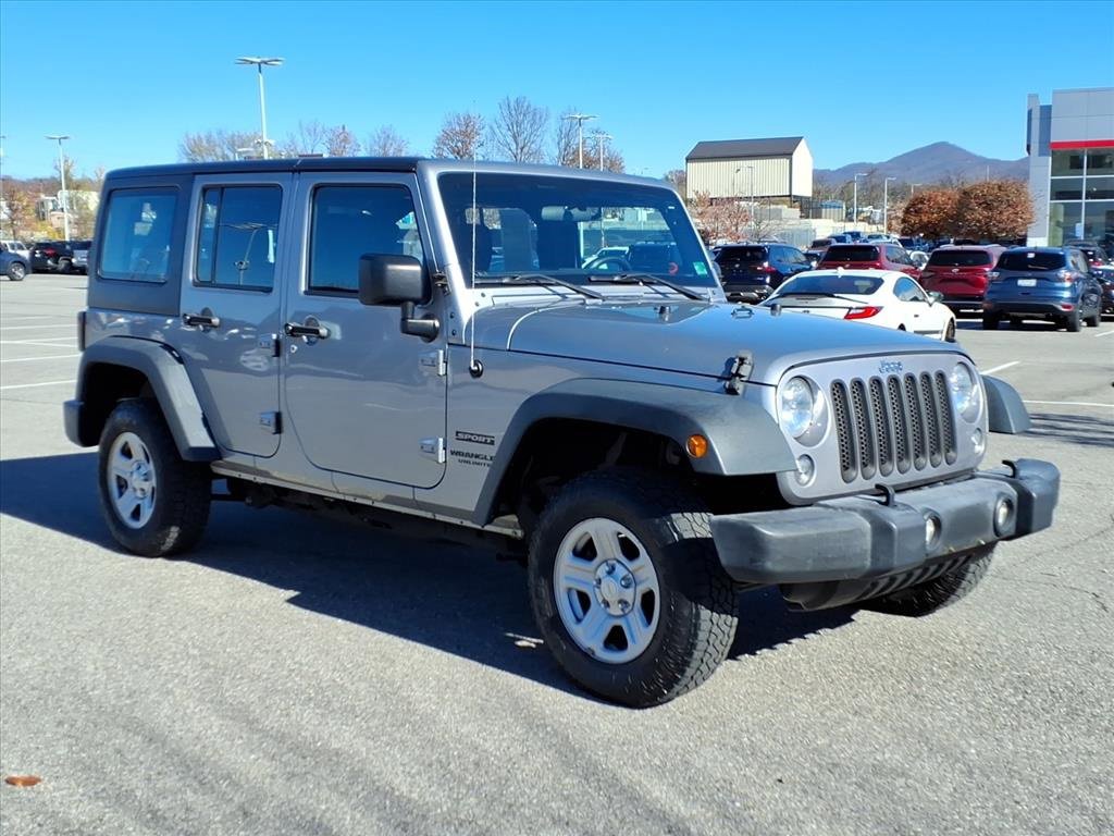 Used 2017 Jeep Wrangler Unlimited Sport with VIN 1C4BJWDG8HL602140 for sale in Roanoke, VA