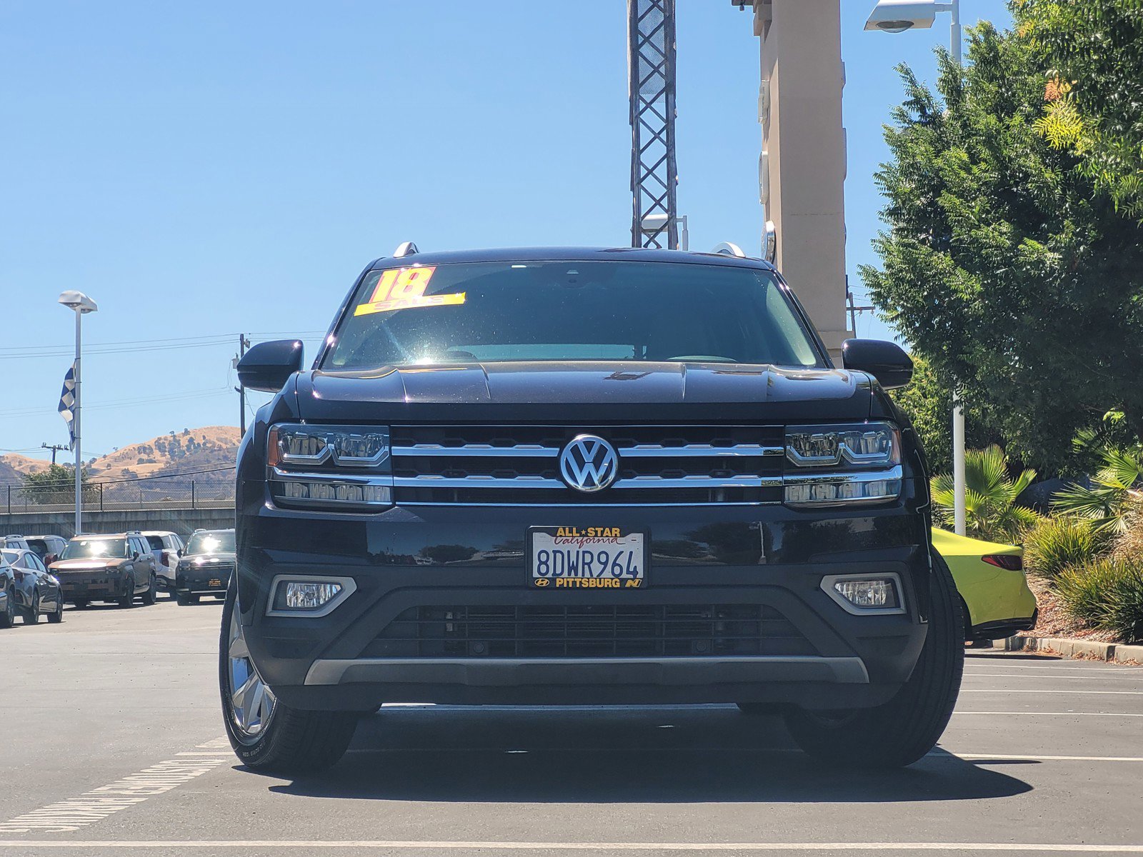 Used 2018 Volkswagen Atlas SEL with VIN 1V2MR2CA3JC552971 for sale in Pittsburg, CA