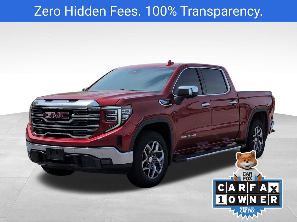 Used 2022 Cayenne Red Tintcoat GMC SLT image 1