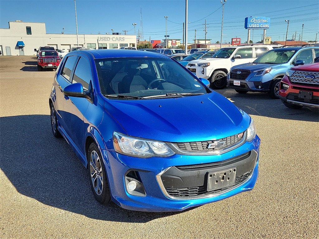 Used 2020 Chevrolet Sonic LT with VIN 1G1JD6SB9L4100713 for sale in Amarillo, TX