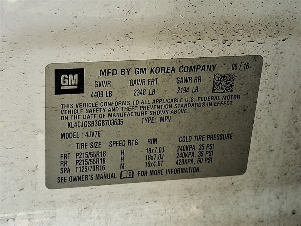 2016 Buick Encore Leather photo 27