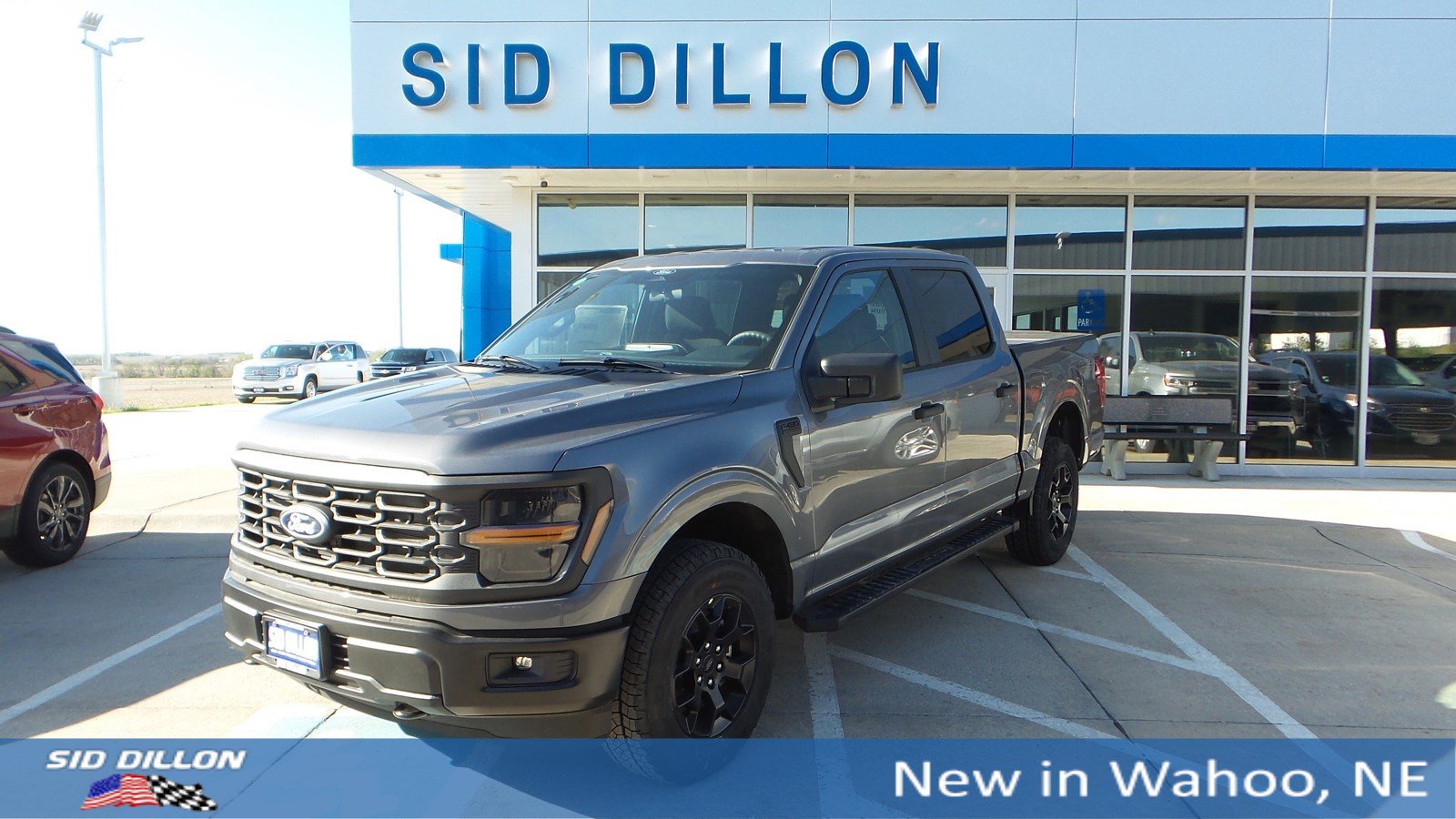 New 2024 Ford F150 STX® SuperCrew® in Wahoo 9F1337 Sid Dillon Ford