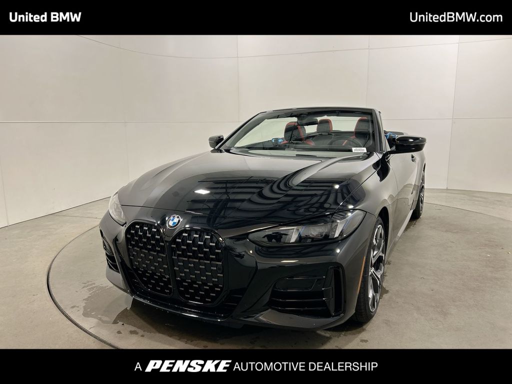 New 2025 Black Sapphire Metallic BMW 430i image 1