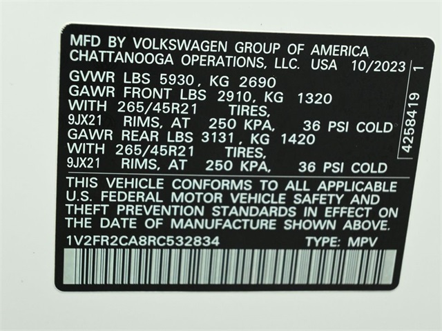 2024 VOLKSWAGEN ATLAS - Image 36