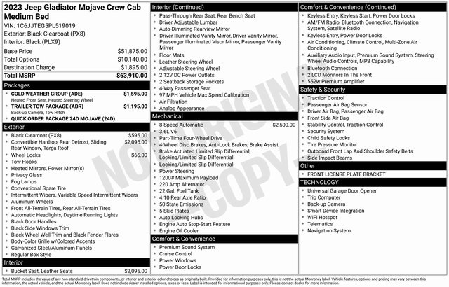 2023 Jeep Gladiator Mojave's photo