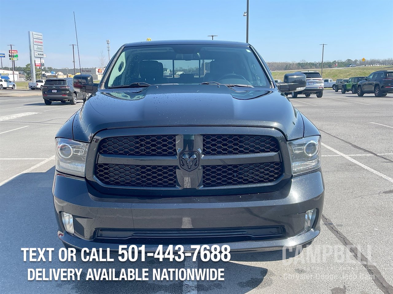 Used 2017 RAM Ram 1500 Pickup Night with VIN 1C6RR7MG1HS812752 for sale in Little Rock