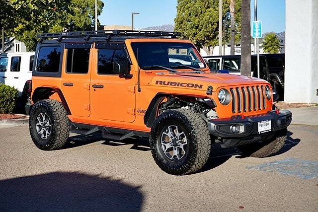 Used 2018 Orange Jeep Unlimited Rubicon image 7