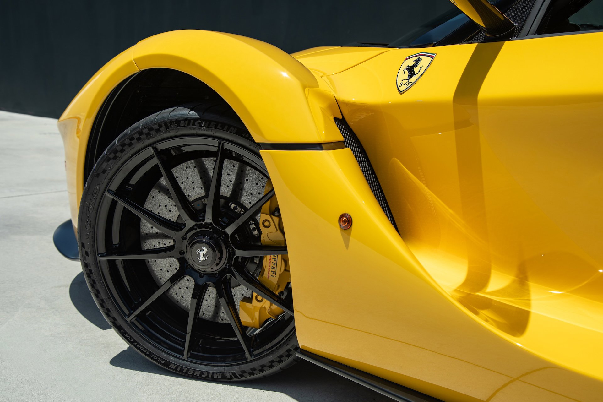 Certified Used 2014 Yellow Ferrari  image 9