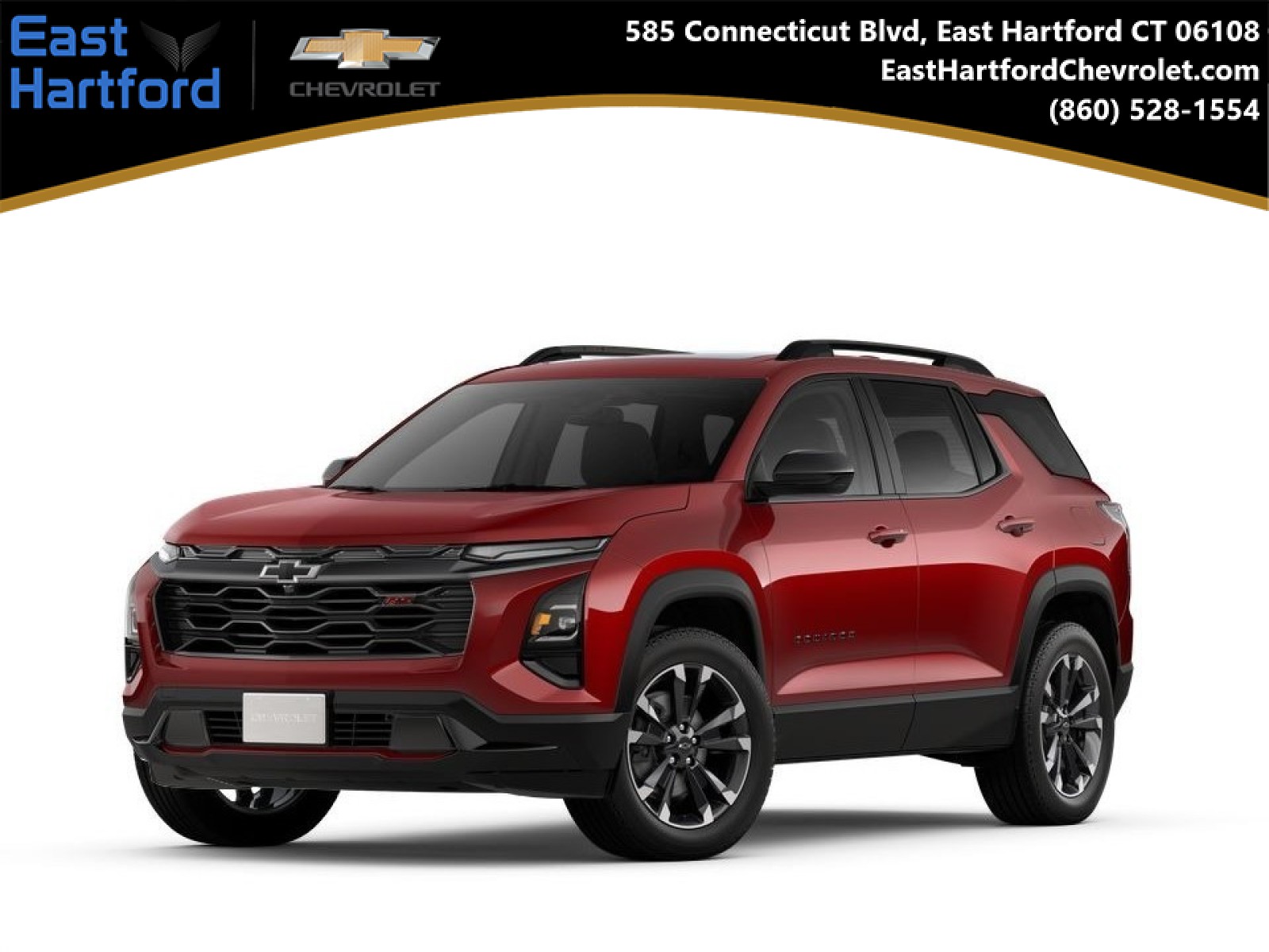 New 2025 Chevrolet Equinox RS with Panoramic Sunroof SUV in East 